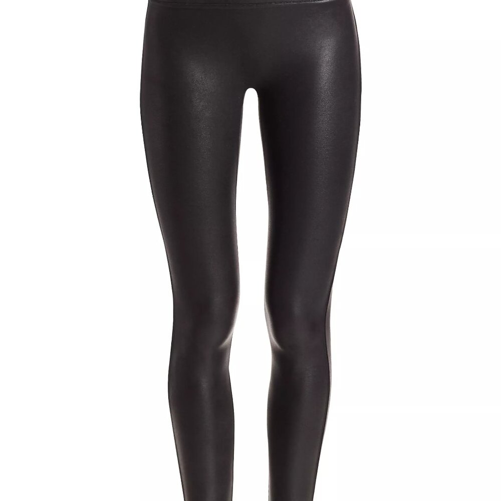 Spanx Faux Leather Leggings | Size M